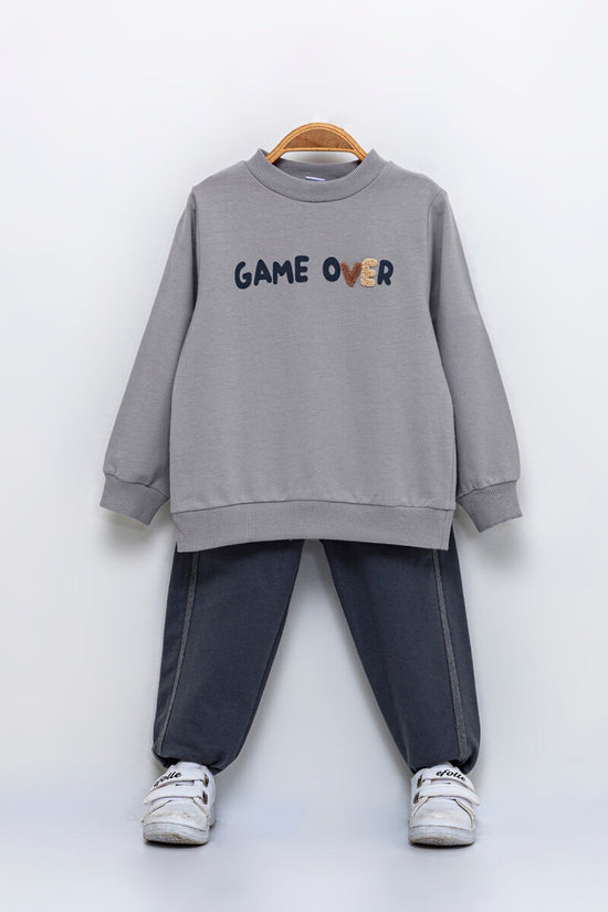 Παιδικό σετάκι φόρμες - Game Over Grey