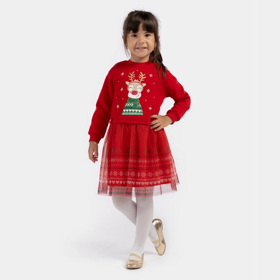 Παιδικό Χριστουγεννιάτικο Φόρεμα - Rudolph