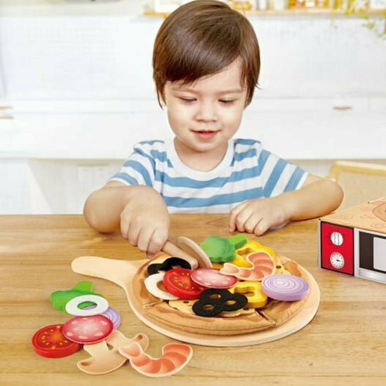 Ξύλινο Παιχνίδι Perfect Pizza Playset 29τμχ - Hape