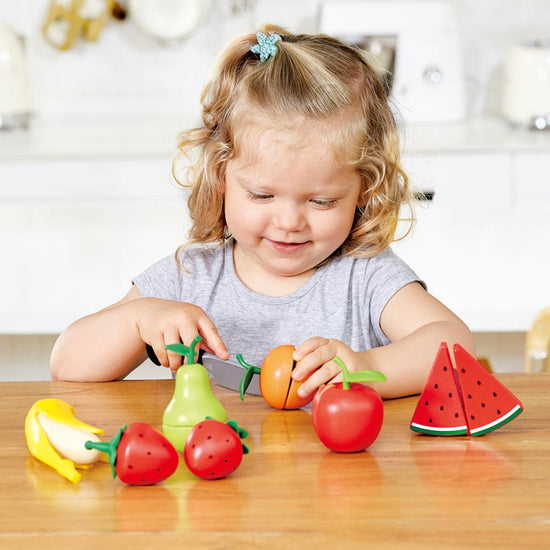 Ξύλινο Σετ Φρούτων Healthy Fruit Playset 9τμχ - Hape