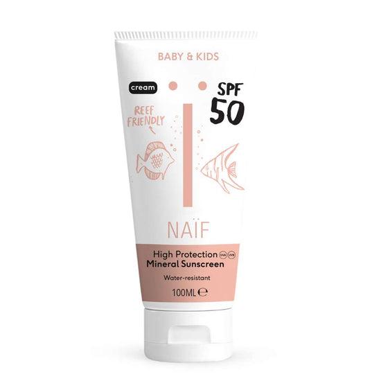 Βρεφικό & Παιδικό Αντηλιακό Γαλάκτωμα SPF50 Προσώπου & Σώματος 100ml - Naif