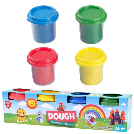 Πλαστοζυμαράκια Dough Pack 4Τμχ - Playgo