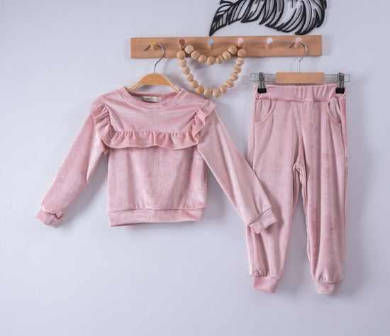 Παιδικό σετ φόρμες - Pink Velvet