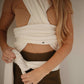 Υφασμάτινος Μάρσιπος Wrap Beige Melange - Mushie
