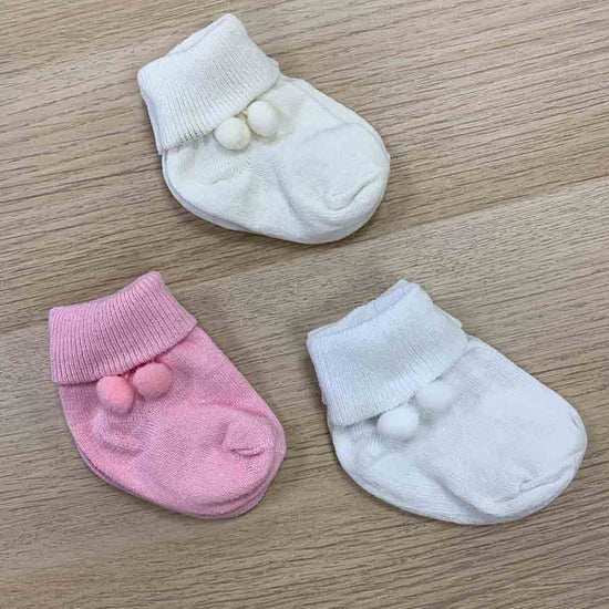 Καλτσάκια για Νεογέννητο - Pom Pon